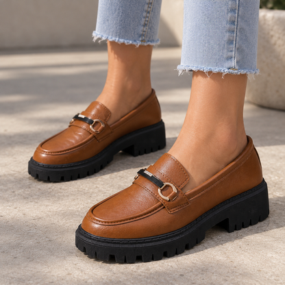 Lila Comfort Lug Sole Loafers | Emory & Blanc