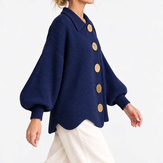 Liliane Relaxed Fit Cardigan | Emory & Blanc