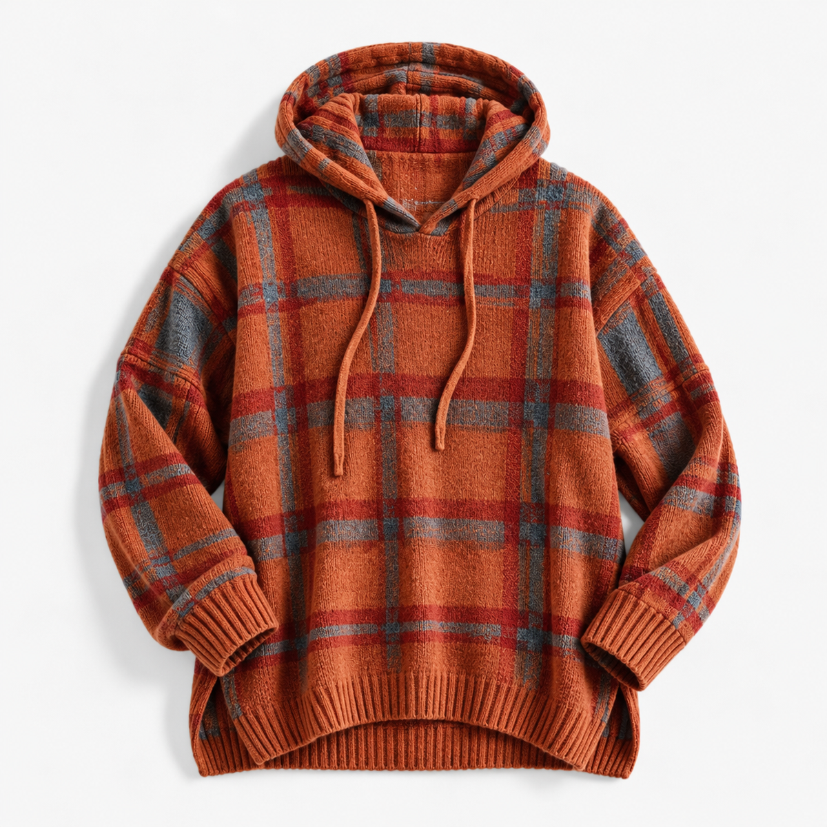 Linley Relaxed Fit Hooded Plaid Pullover | Emory & Blanc