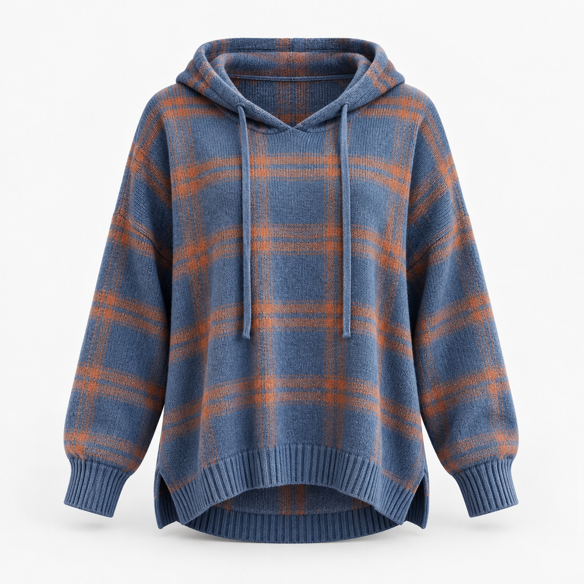 Linley Relaxed Fit Hooded Plaid Pullover | Emory & Blanc