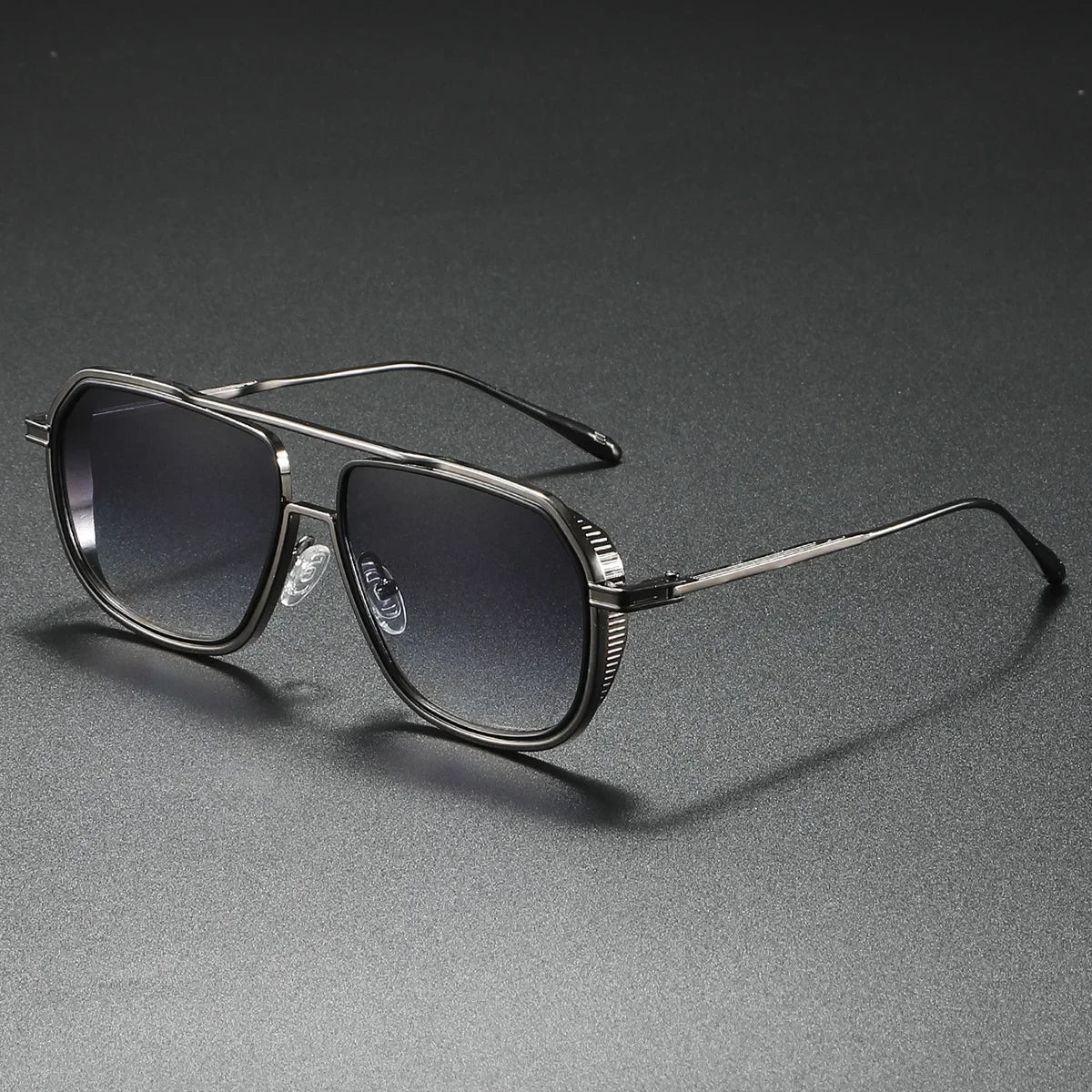 Linus Lightweight Gradient Aviator Sunglasses — Gray | Emory & Blanc