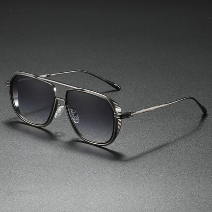 Linus Lightweight Gradient Aviator Sunglasses — Gray | Emory & Blanc