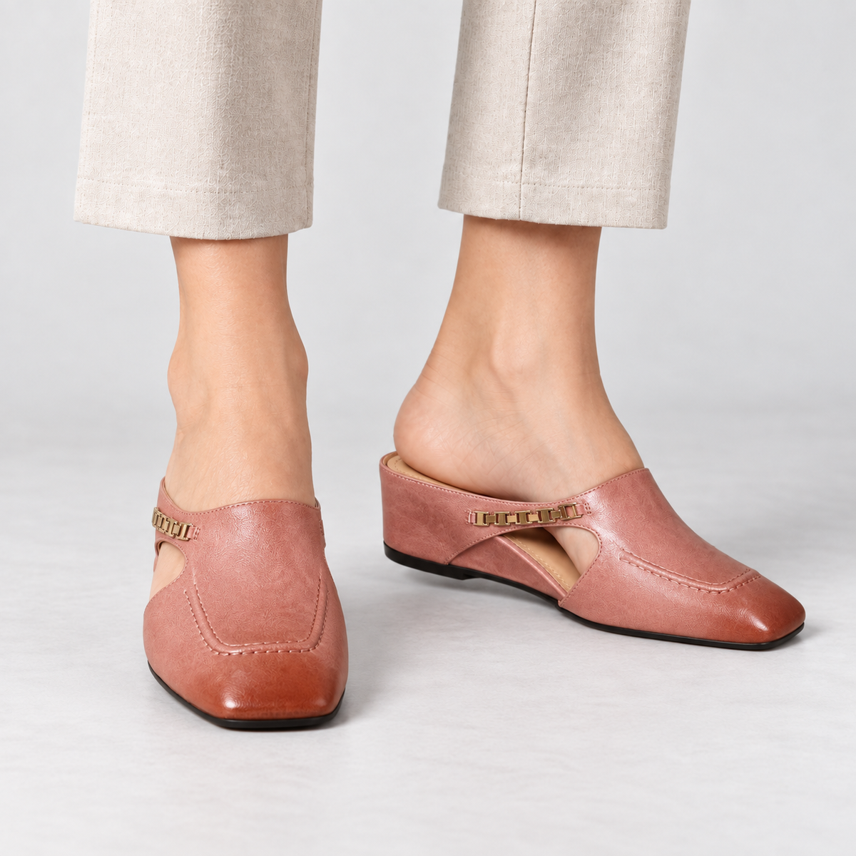 Lisette Women's Soft Synthetic Shoes — Pink | Emory & Blanc
