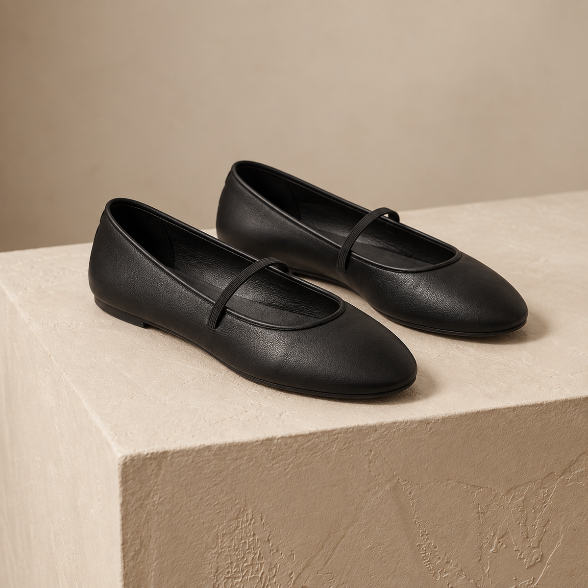 Lucia Women's Lightweight Microfiber Mary Jane Flats | Emory & Blanc
