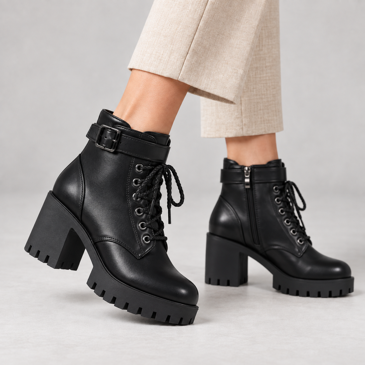 Lucinda Women's Soft Platform Ankle Boots | Emory & Blanc