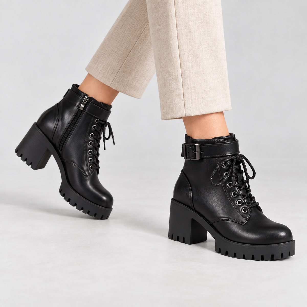 Lucinda Women's Soft Platform Ankle Boots | Emory & Blanc