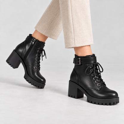 Lucinda Women's Soft Platform Ankle Boots | Emory & Blanc