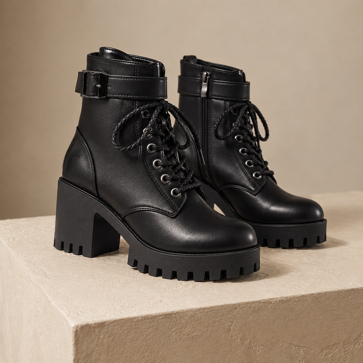 Lucinda Women's Soft Platform Ankle Boots | Emory & Blanc