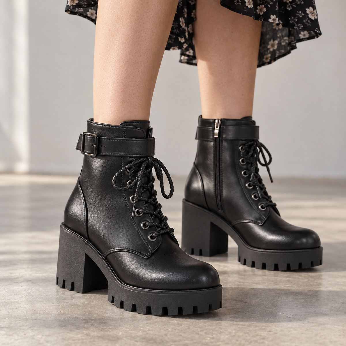 Lucinda Women's Soft Platform Ankle Boots | Emory & Blanc