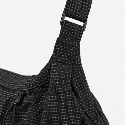 Maren Grid Shoulder Bag | Emory & Blanc