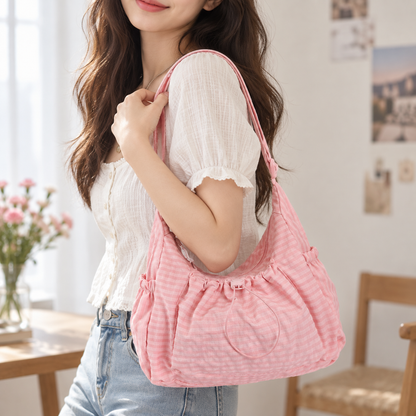 Maren Grid Shoulder Bag | Emory & Blanc