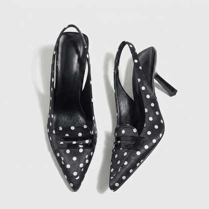 Maren Polka-Dot Slingback | Emory & Blanc