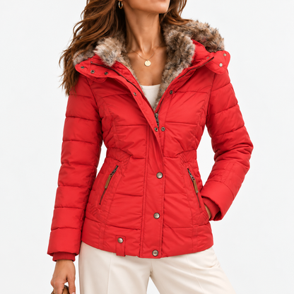 Marina Women's Lightweight Long Sleeve Shirt — Red | Emory & Blanc