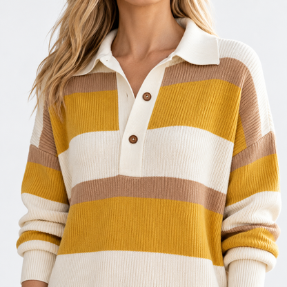 Marisa Soft Polo Sweater Dress | Emory & Blanc