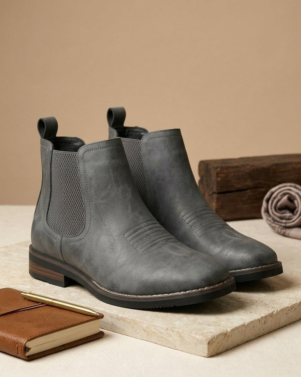 Emory & Blanc Marlow Boot Coal continental-style variant image
