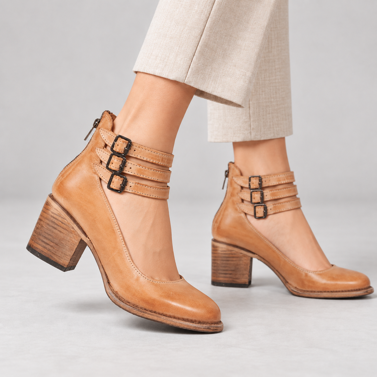 Mathilde Comfort Block Heel Shoes | Emory & Blanc