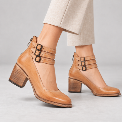Mathilde Comfort Block Heel Shoes | Emory & Blanc