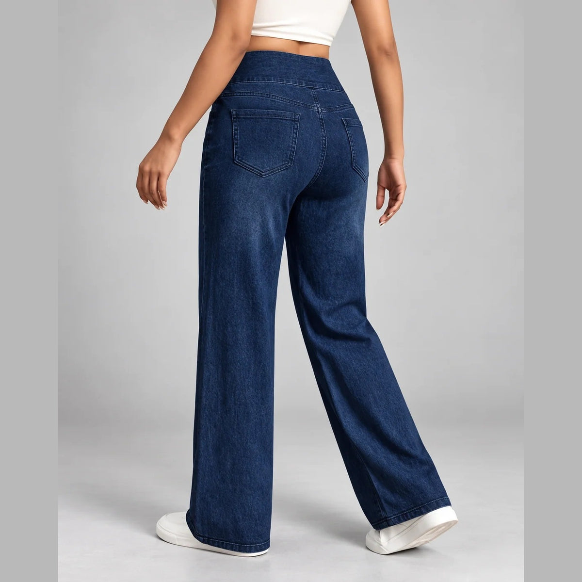 Mirella Breathable Wide Leg Jeans | Emory & Blanc