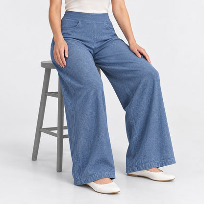 Mirella Breathable Wide Leg Jeans | Emory & Blanc