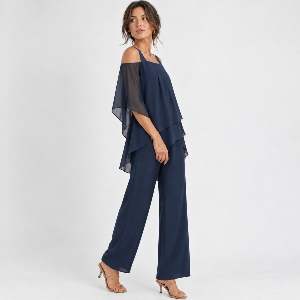 Mirelle Stretch Layered Two-Piece Set | Emory & Blanc