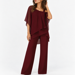 Mirelle Stretch Layered Two-Piece Set