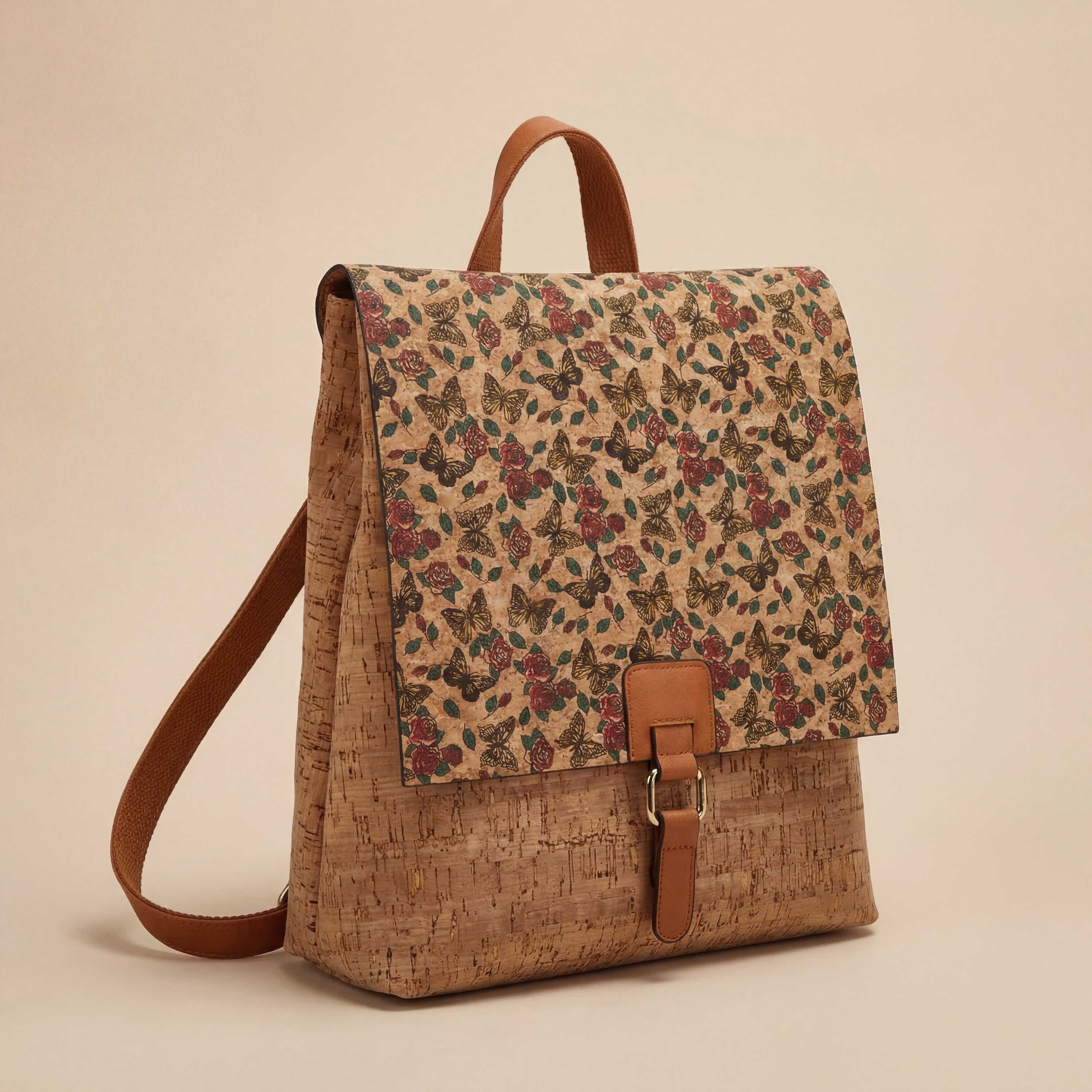 Natalia  Mosaic Cork Backpack image 4