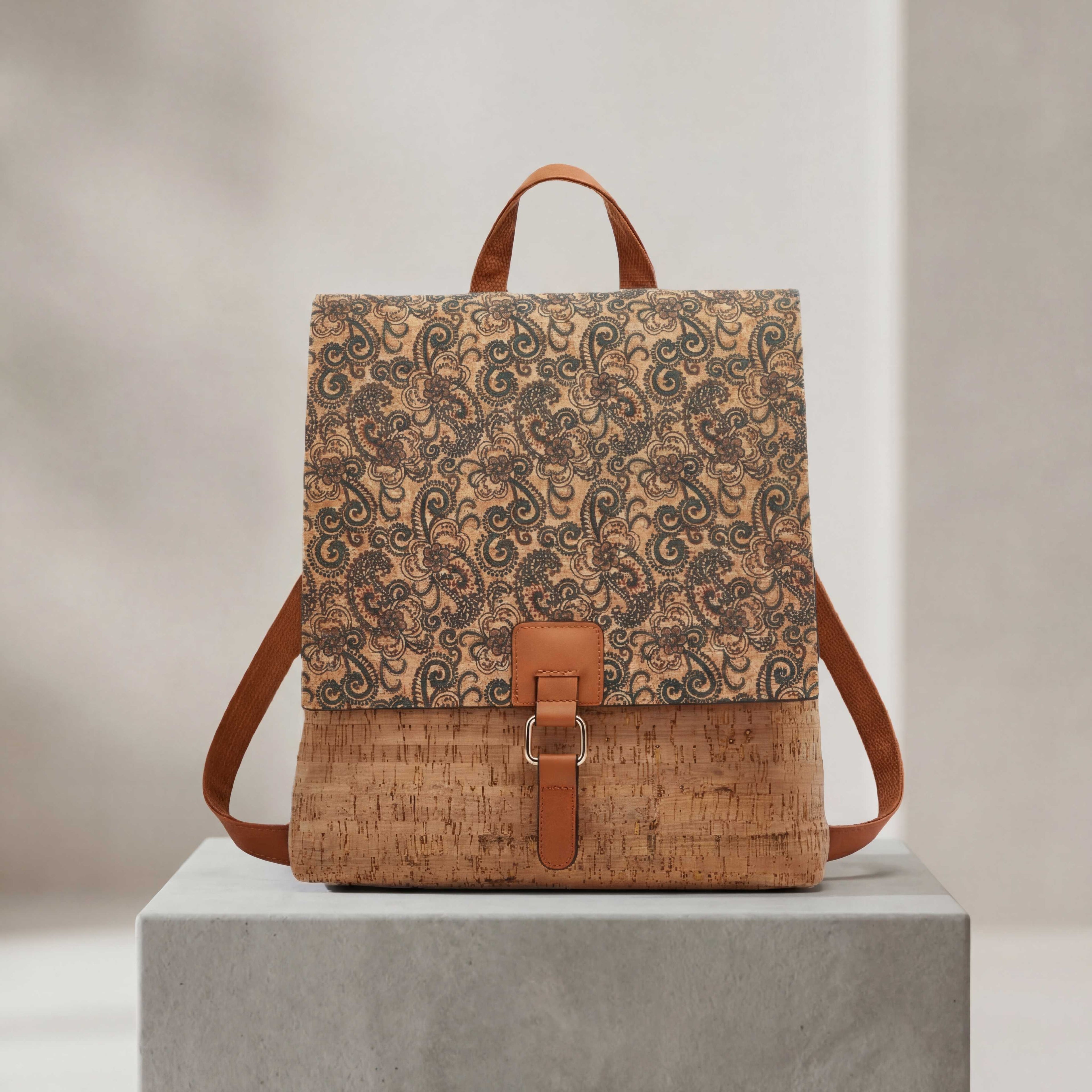 Natalia  Mosaic Cork Backpack image 7