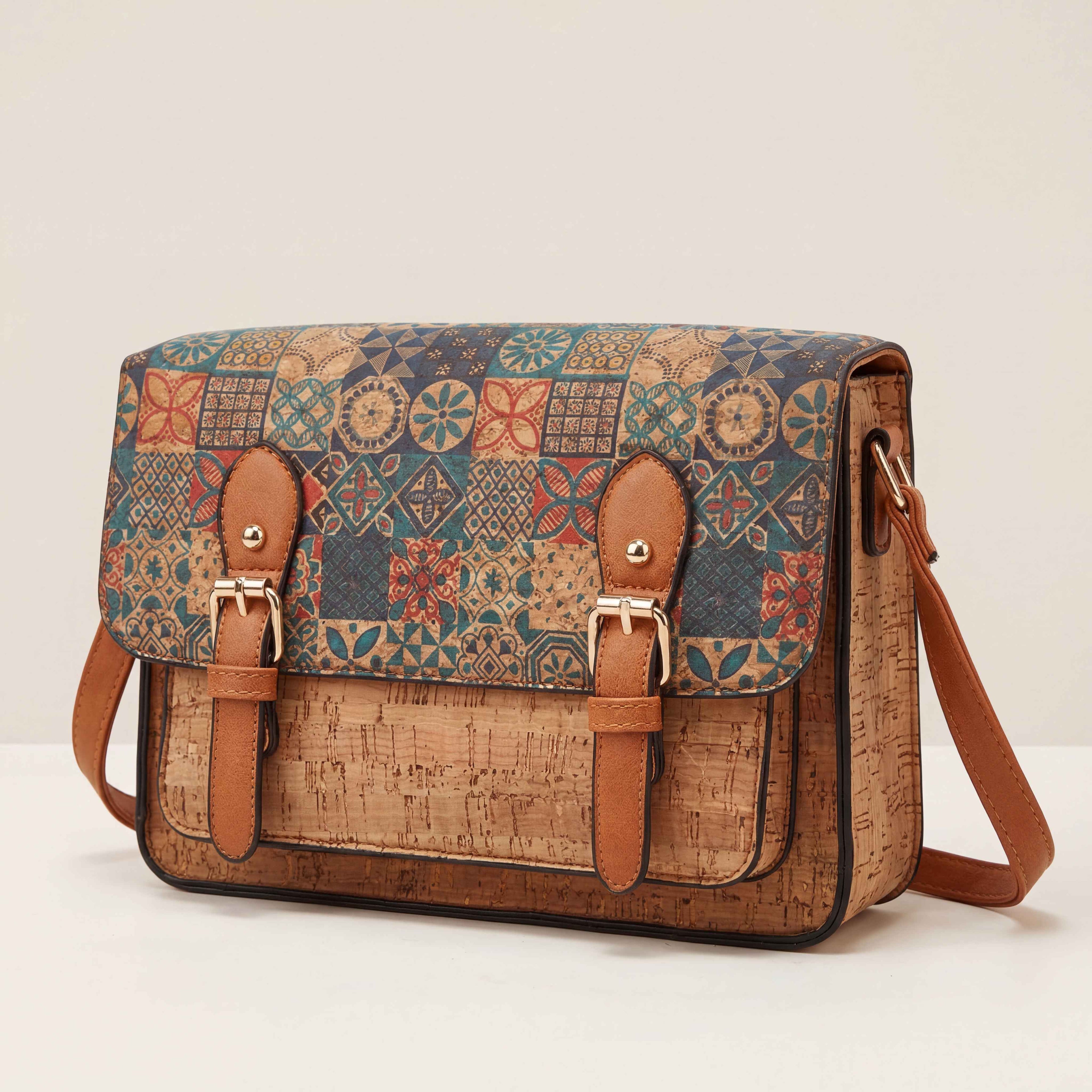 Natalia  Mosaic Cork Crossbody image 1