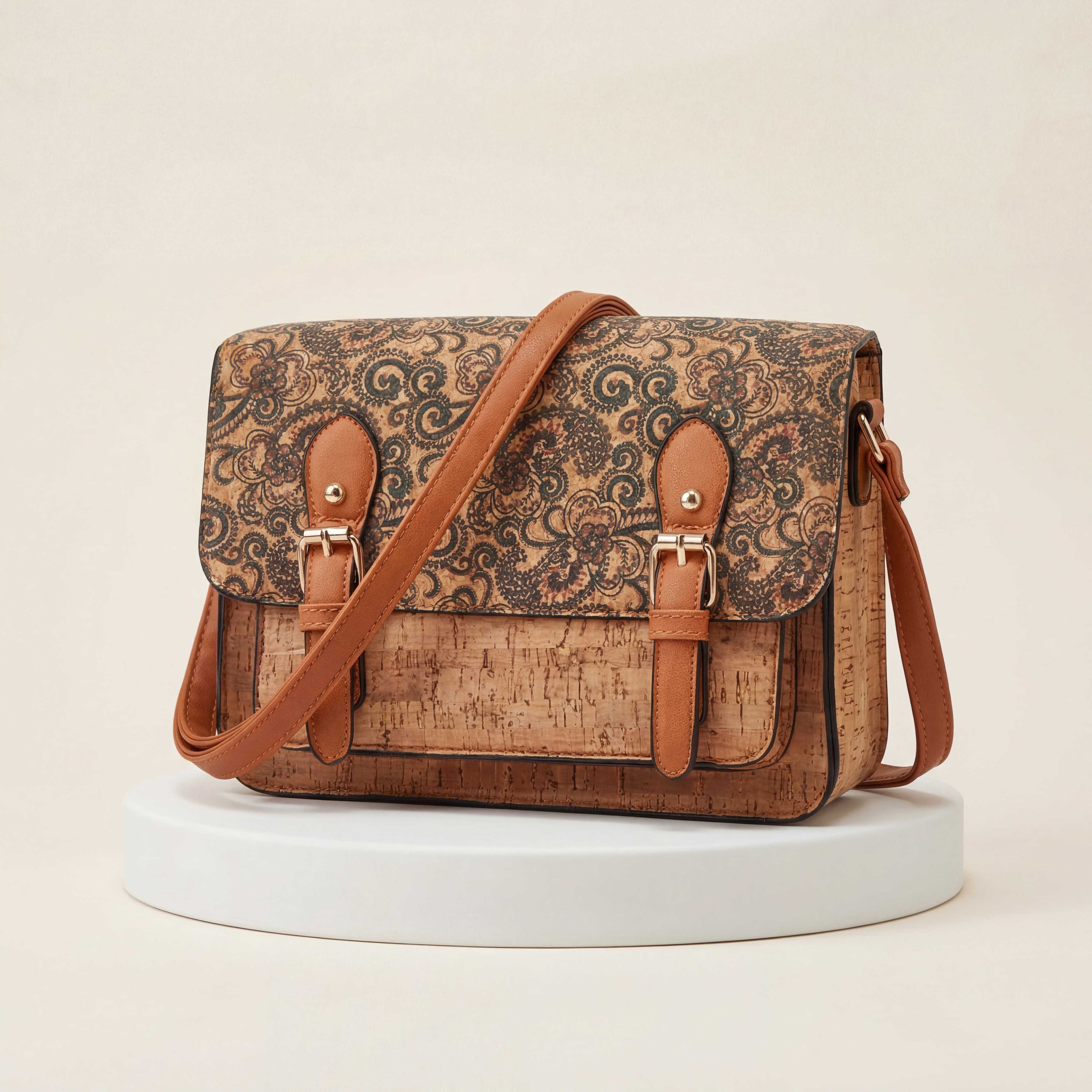 Natalia  Mosaic Cork Crossbody image 11
