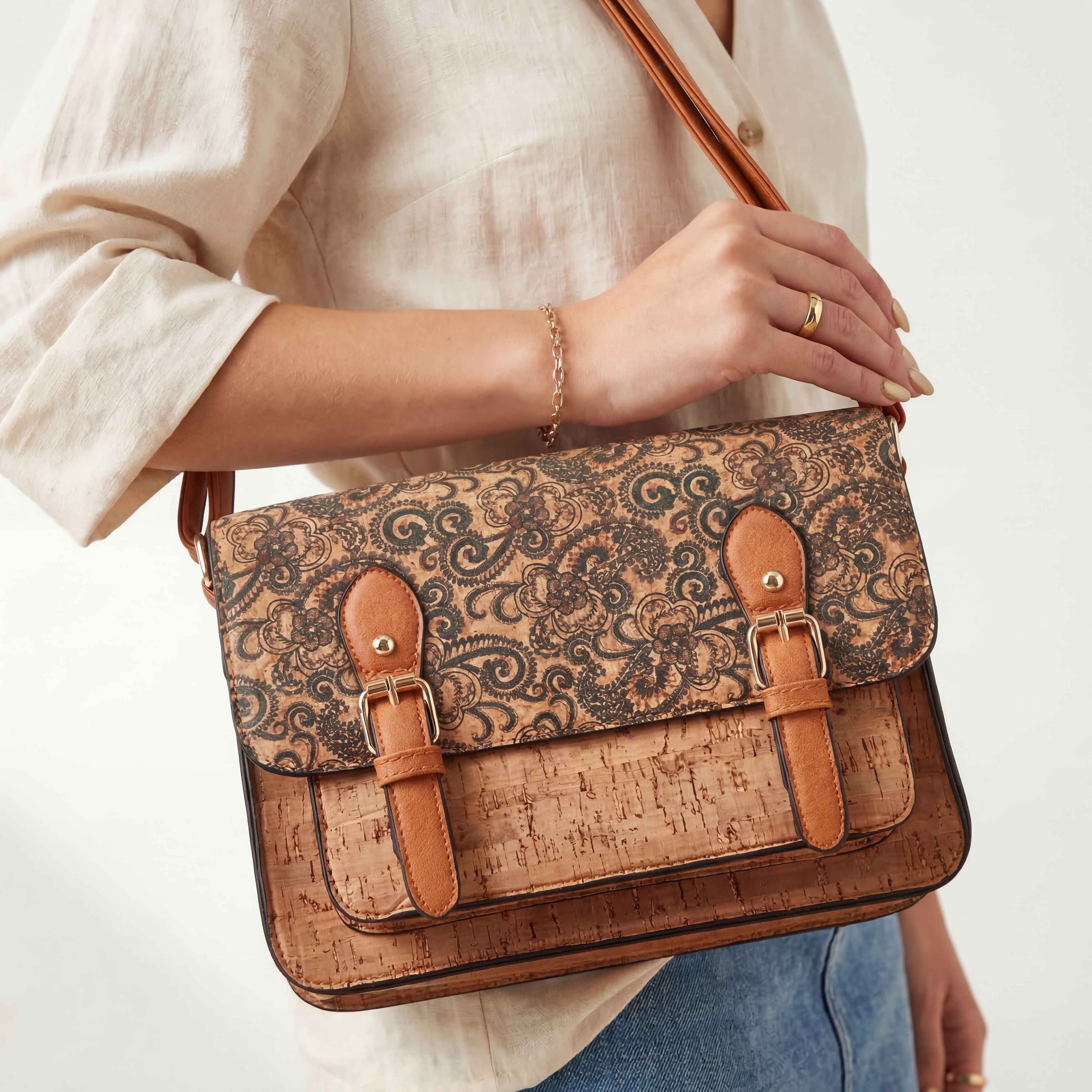 Natalia  Mosaic Cork Crossbody image 12