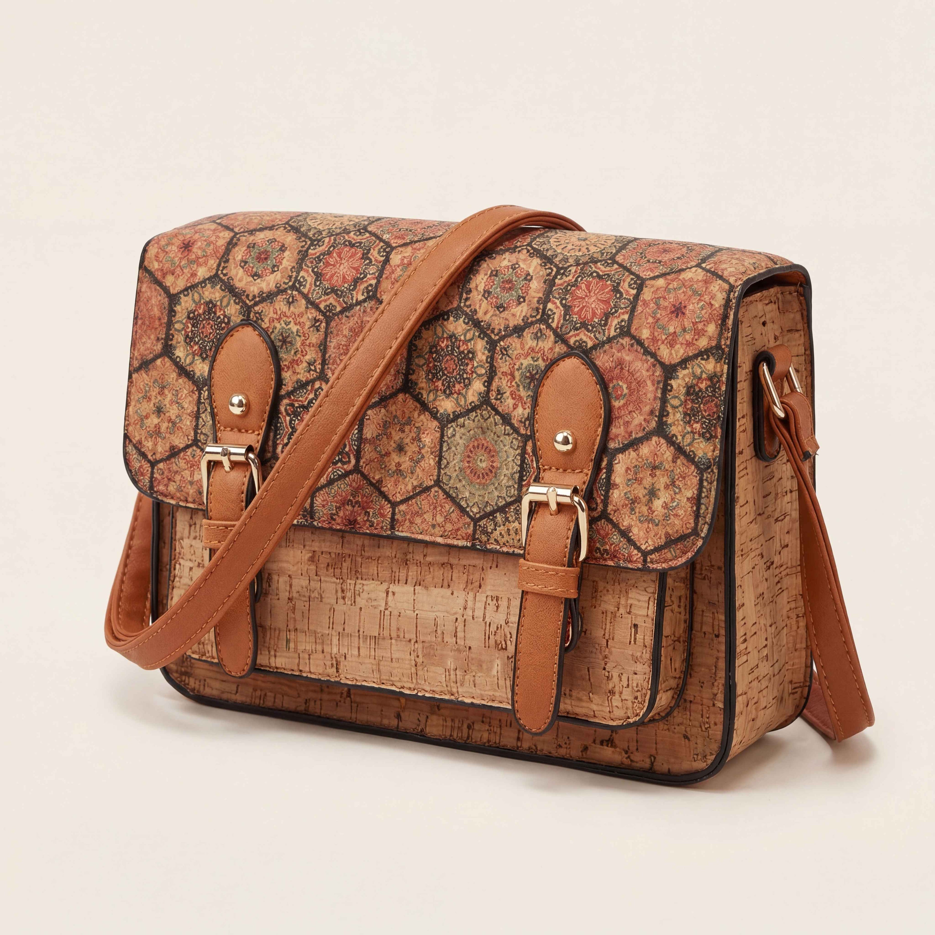Natalia  Mosaic Cork Crossbody image 2