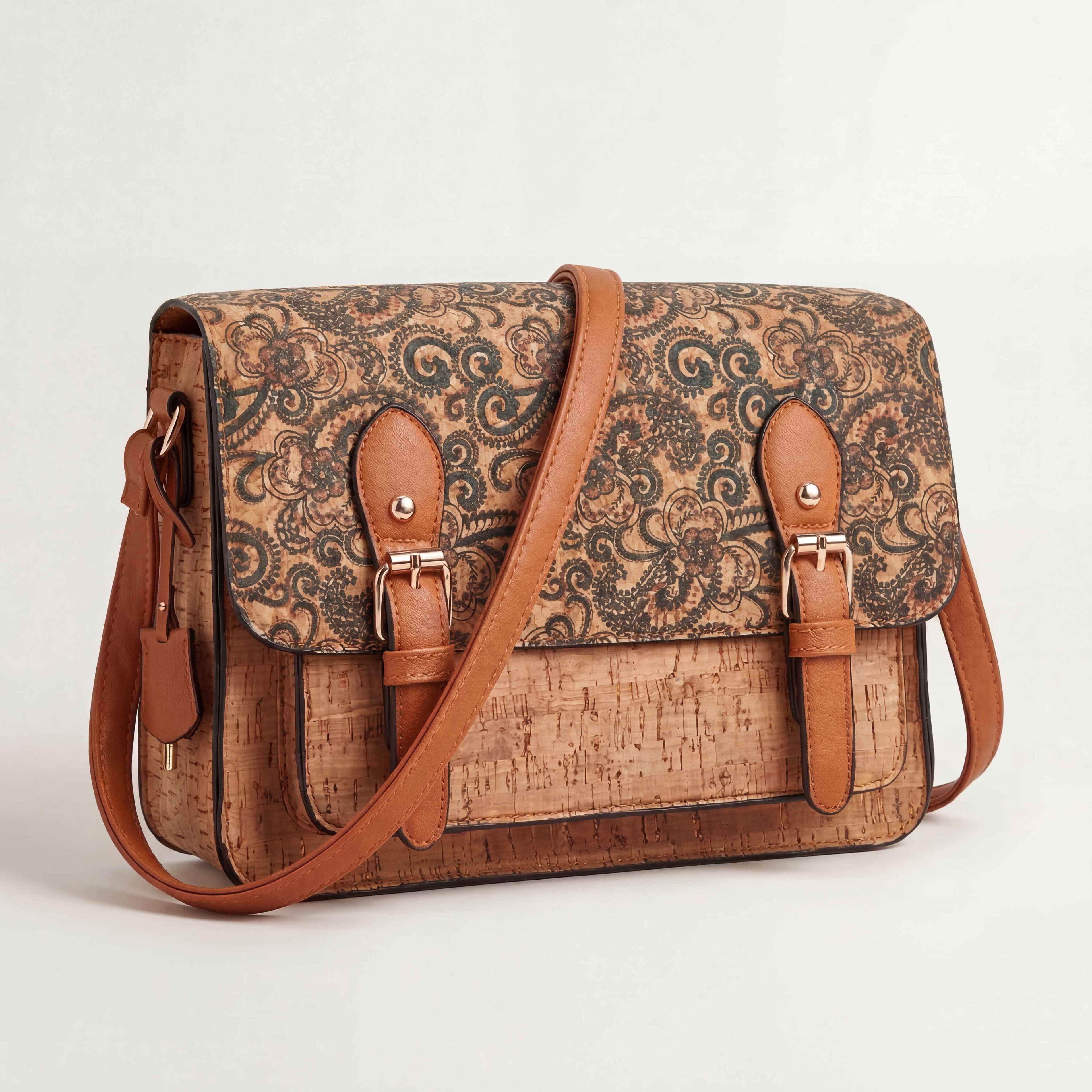 Natalia  Mosaic Cork Crossbody image 3