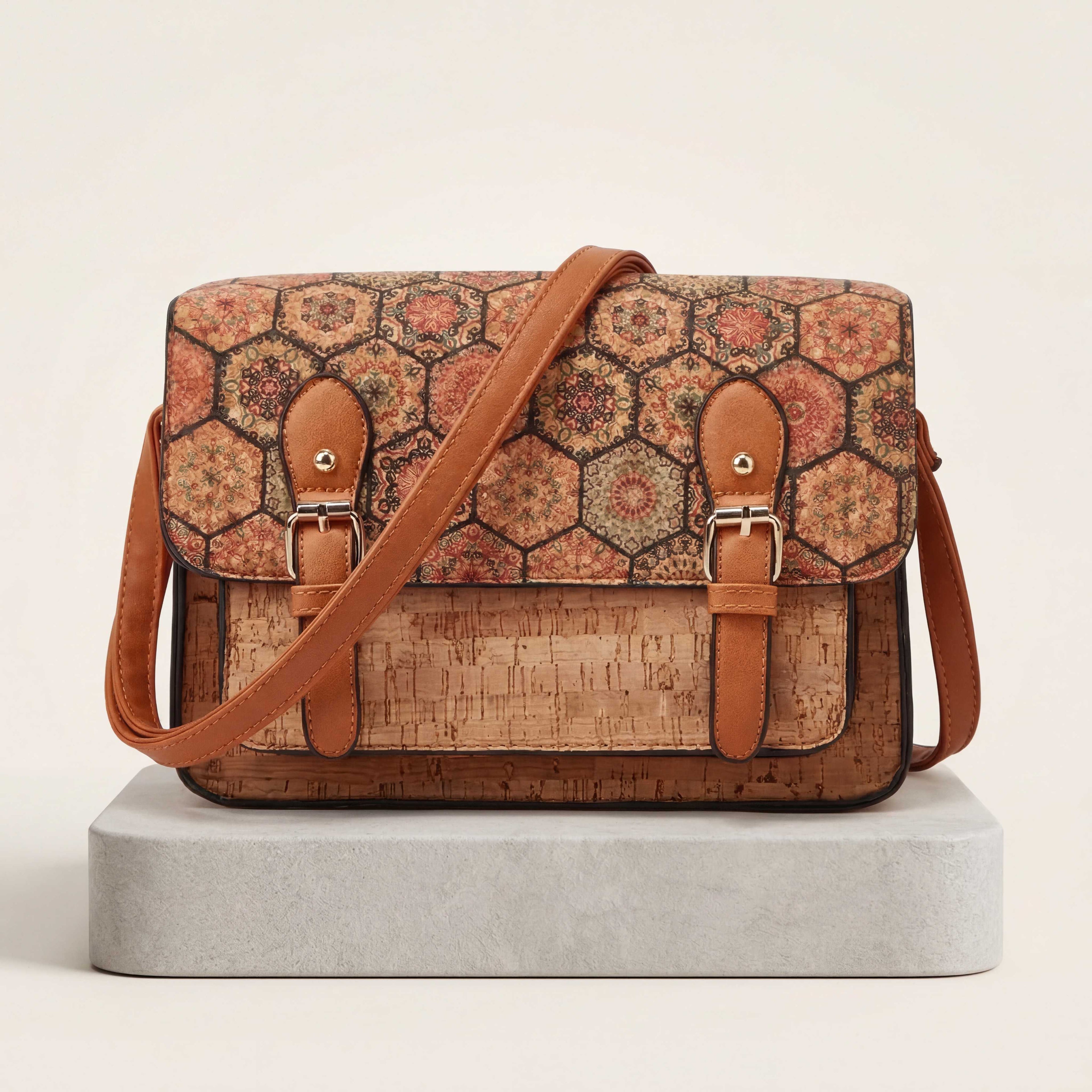 Natalia  Mosaic Cork Crossbody image 5