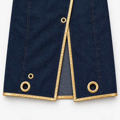 Nerine Comfort Wrap Midi Skirt | Emory & Blanc