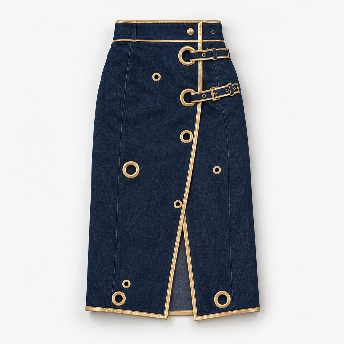 Nerine Comfort Wrap Midi Skirt | Emory & Blanc