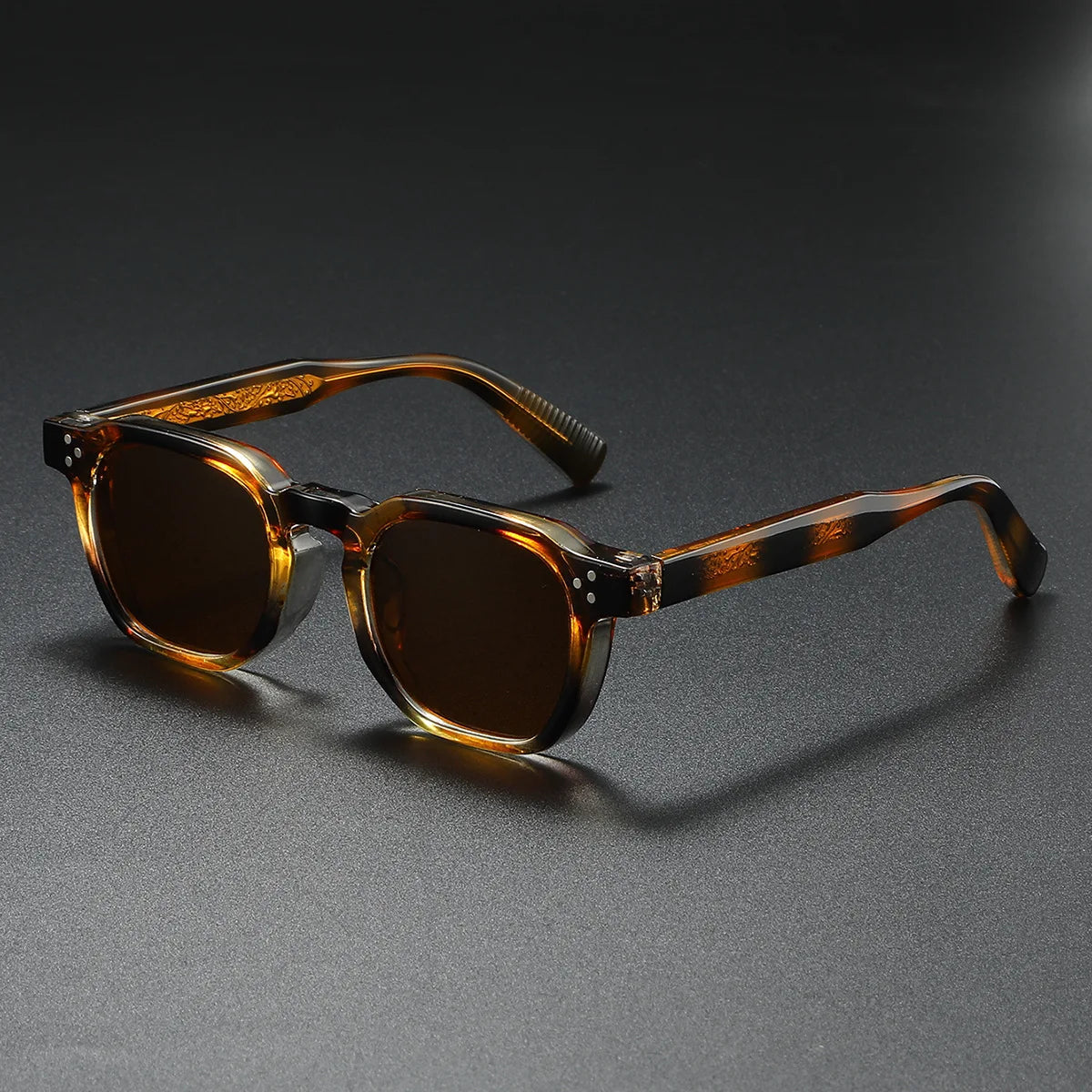 Niles Everyday Sculpted Square Sunglasses — Bumblebee | Emory & Blanc