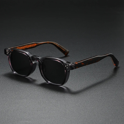 Niles Everyday Sculpted Square Sunglasses — Charcoal | Emory & Blanc