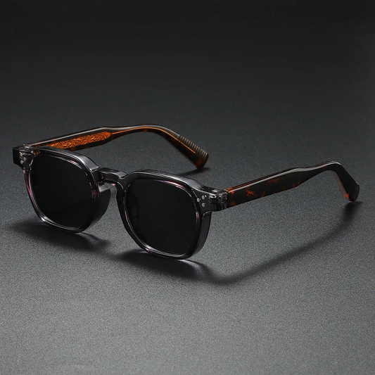Niles Everyday Sculpted Square Sunglasses — Charcoal | Emory & Blanc