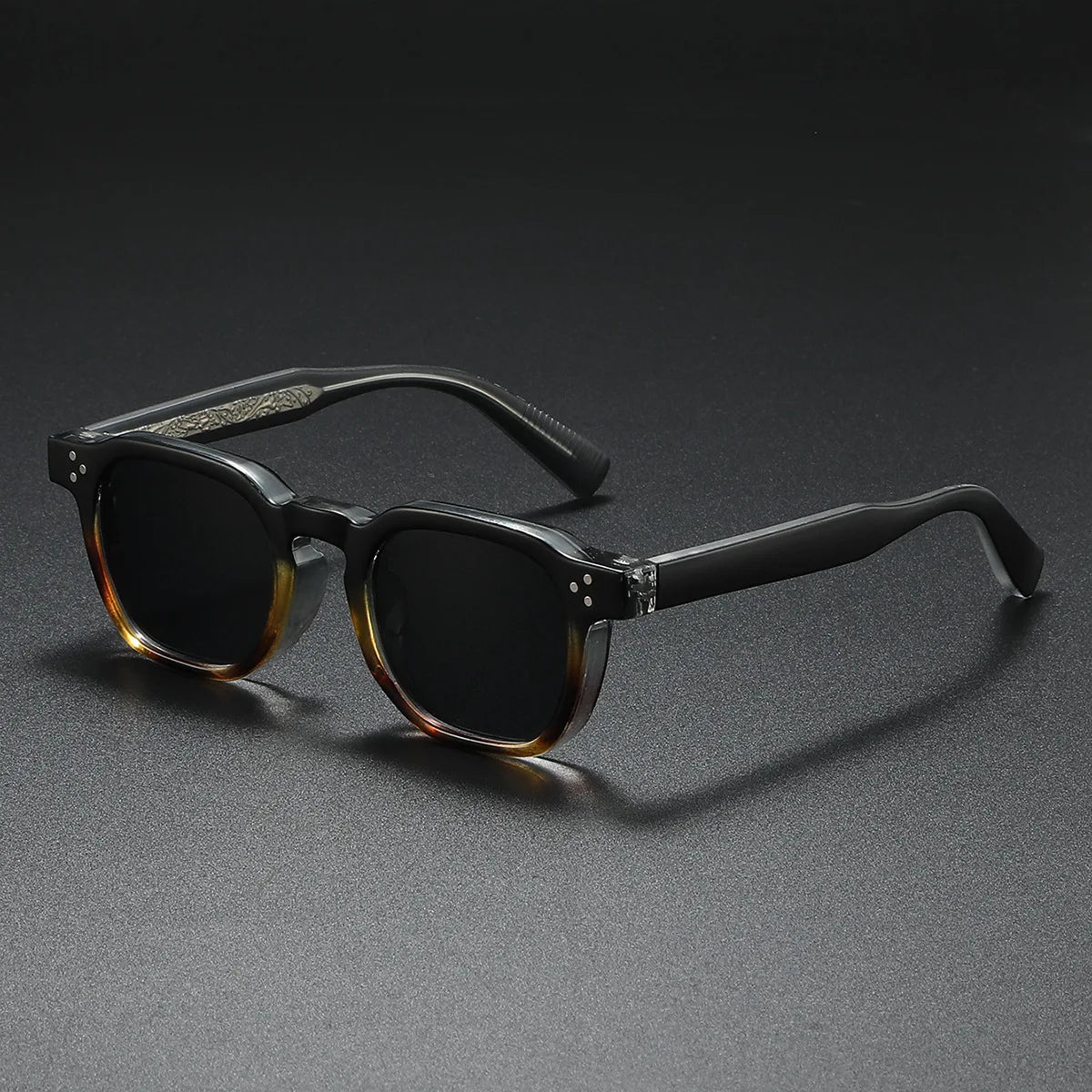 Niles Everyday Sculpted Square Sunglasses — Ember | Emory & Blanc