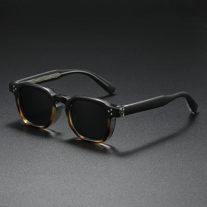 Niles Everyday Sculpted Square Sunglasses — Ember | Emory & Blanc