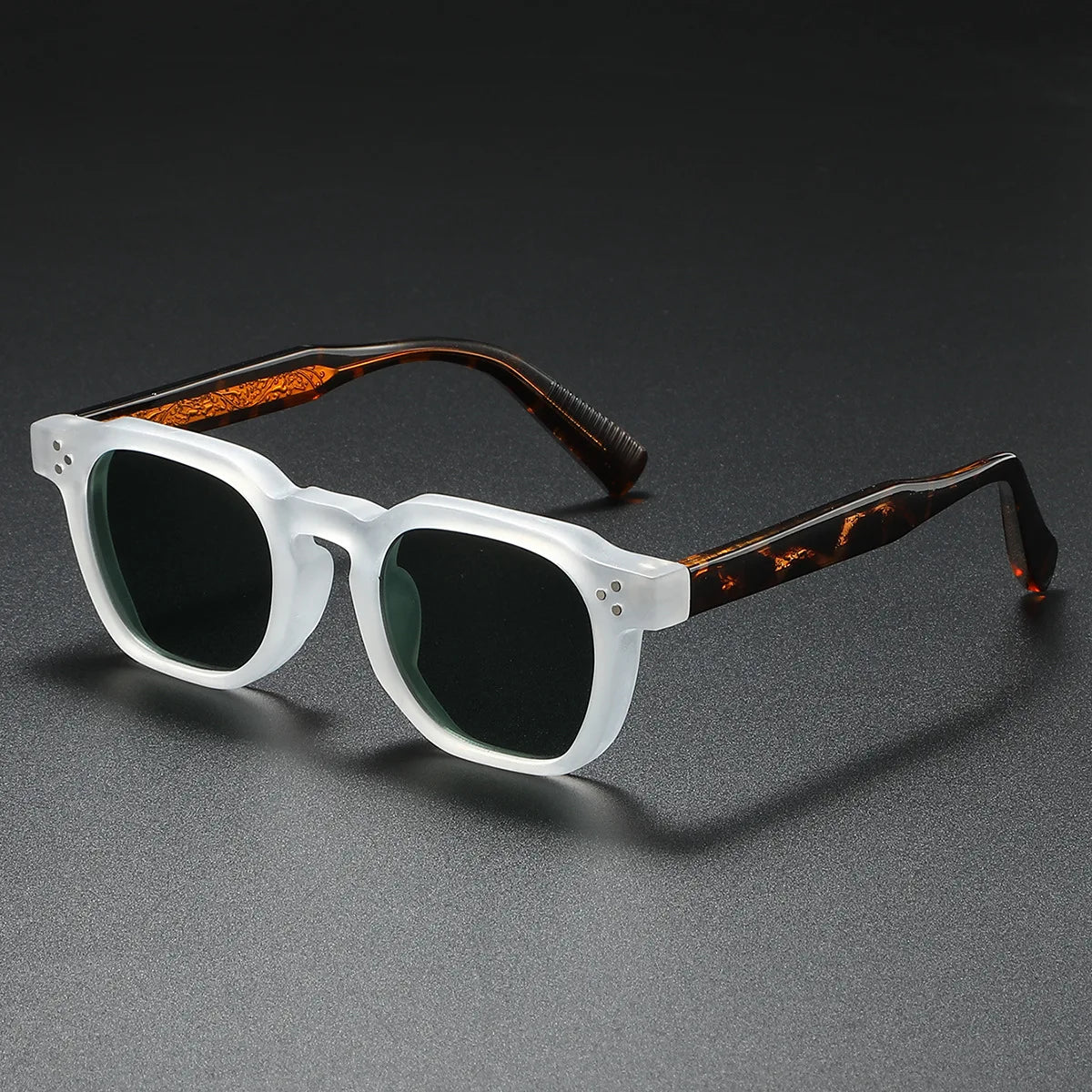 Niles Everyday Sculpted Square Sunglasses — Frostbite | Emory & Blanc