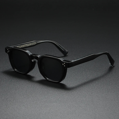 Niles Everyday Sculpted Square Sunglasses — Midnight | Emory & Blanc