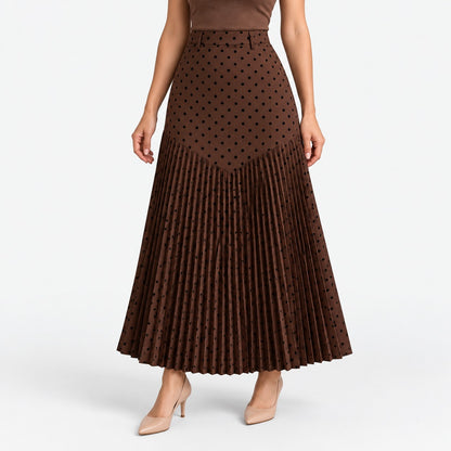 Noeline Soft Pleated Midi Skirt | Emory & Blanc