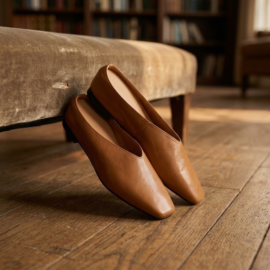 Noelle V-Cut Mule | Emory & Blanc