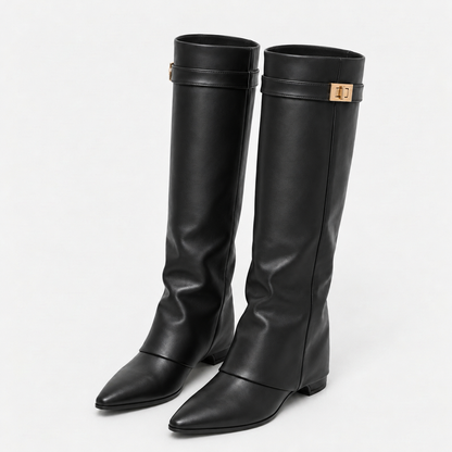 Octavia Relaxed Fit Knee-High Boots | Emory & Blanc