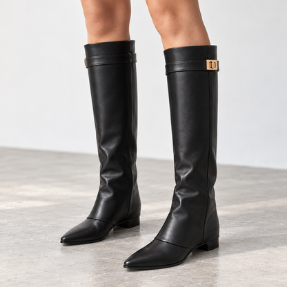 Octavia Relaxed Fit Knee-High Boots | Emory & Blanc