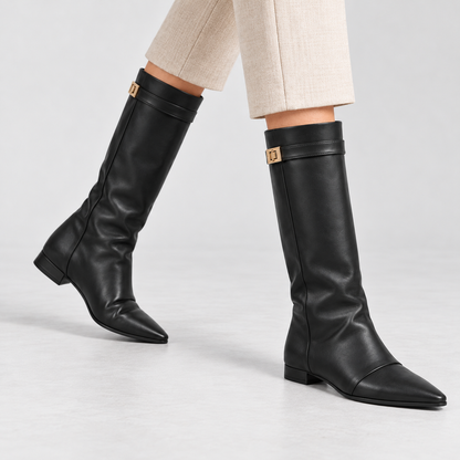 Octavia Relaxed Fit Knee-High Boots | Emory & Blanc