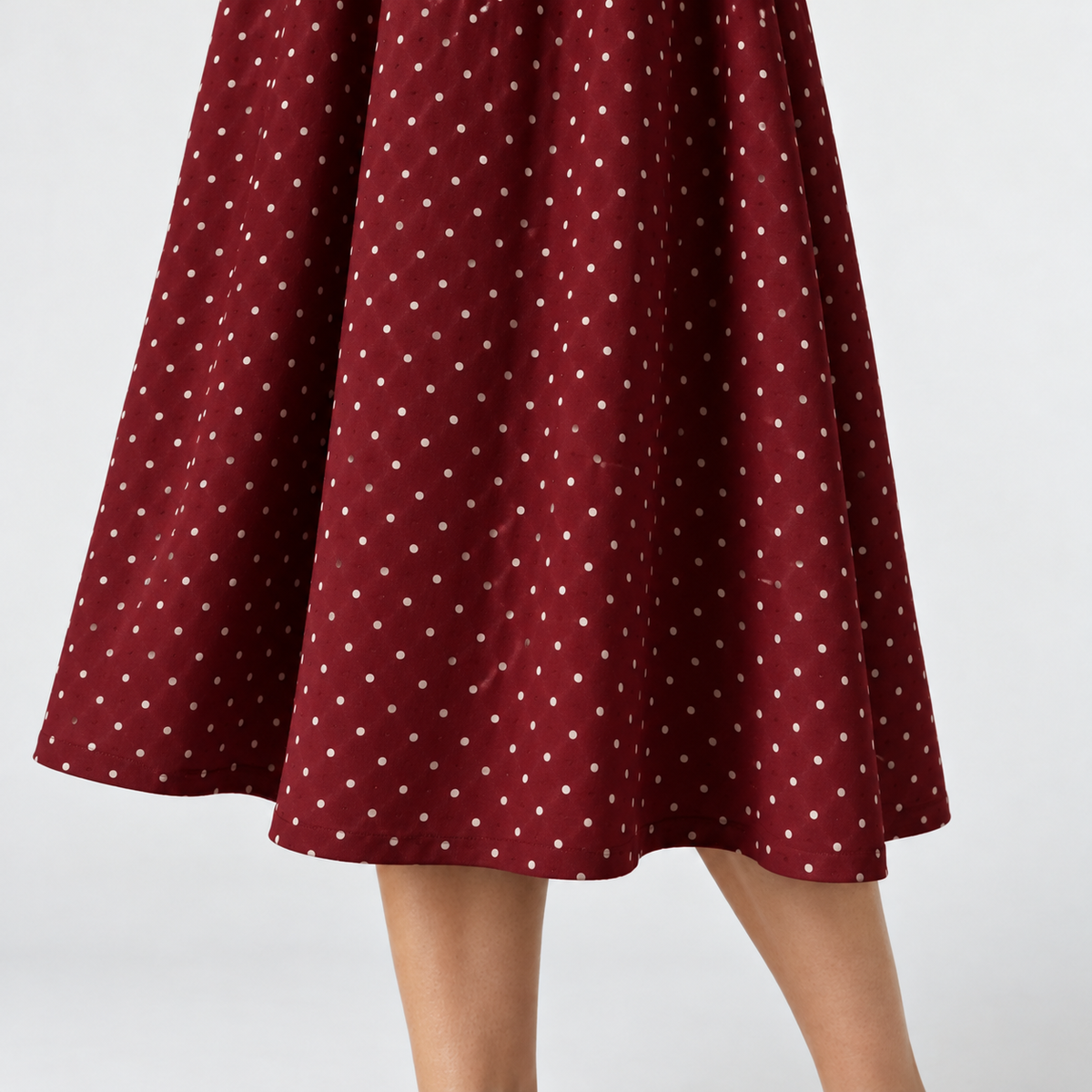Odile Comfort Polka Dot Dress, Cap Sleeve | Emory & Blanc
