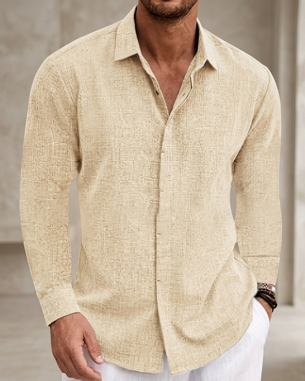 Emory & Blanc oliver heritage long sleeve variant beige 01