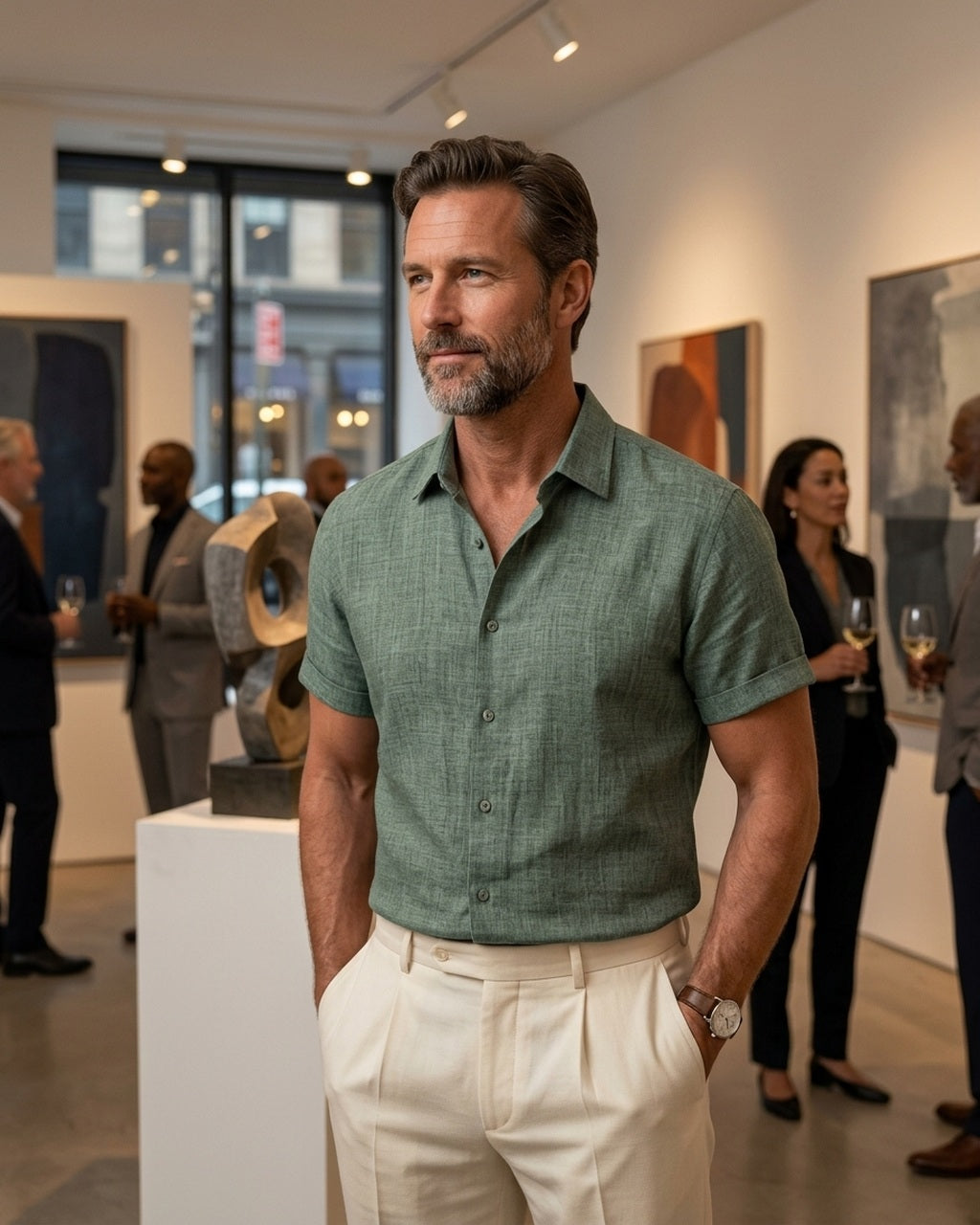 Emory & Blanc oliver heritage short sleeve lifestyle 02